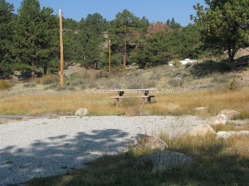 Campsite 050 in Moraine Park Campground at Rocky Mountain National Park